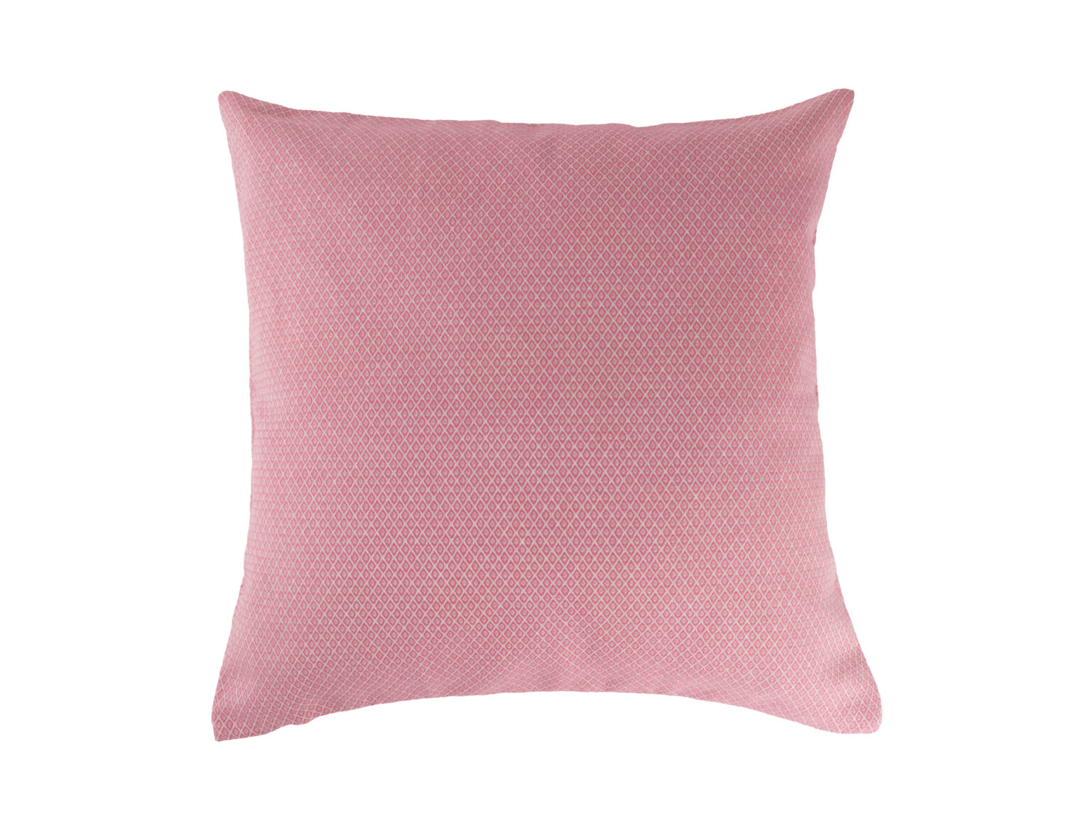 Kissenbezug 40x40cm – Rauten altrosa