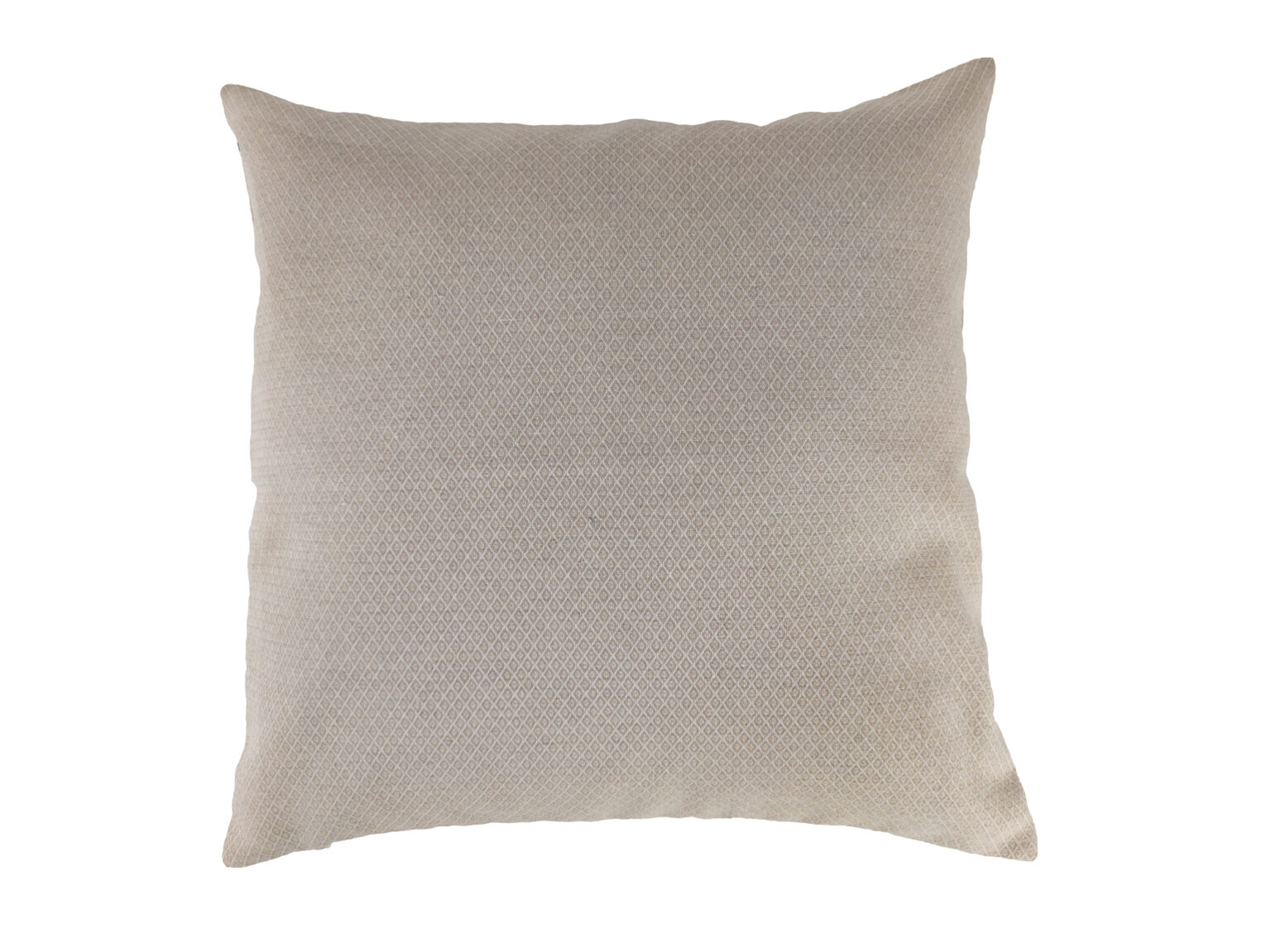 Kissenbezug 40x40cm – Rauten beige