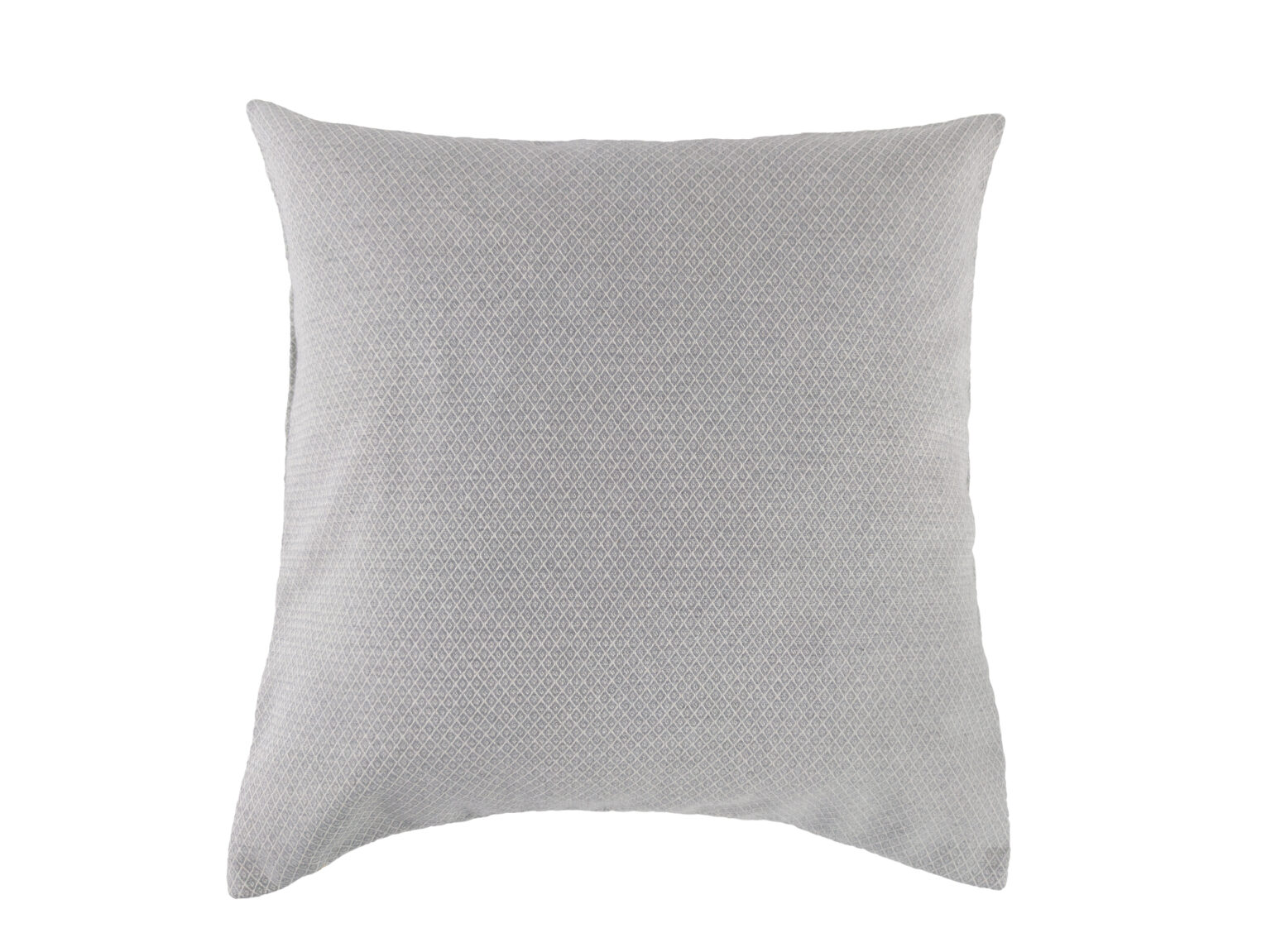 Kissenbezug 40x40cm – Rauten grau