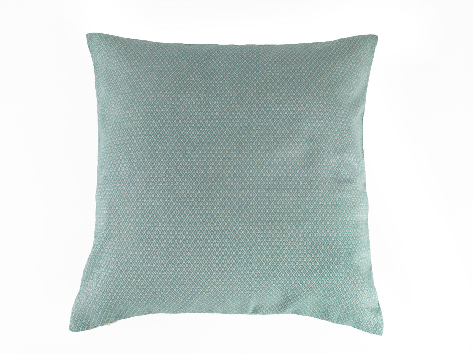 Kissenbezug 40x40cm – Rauten petrol