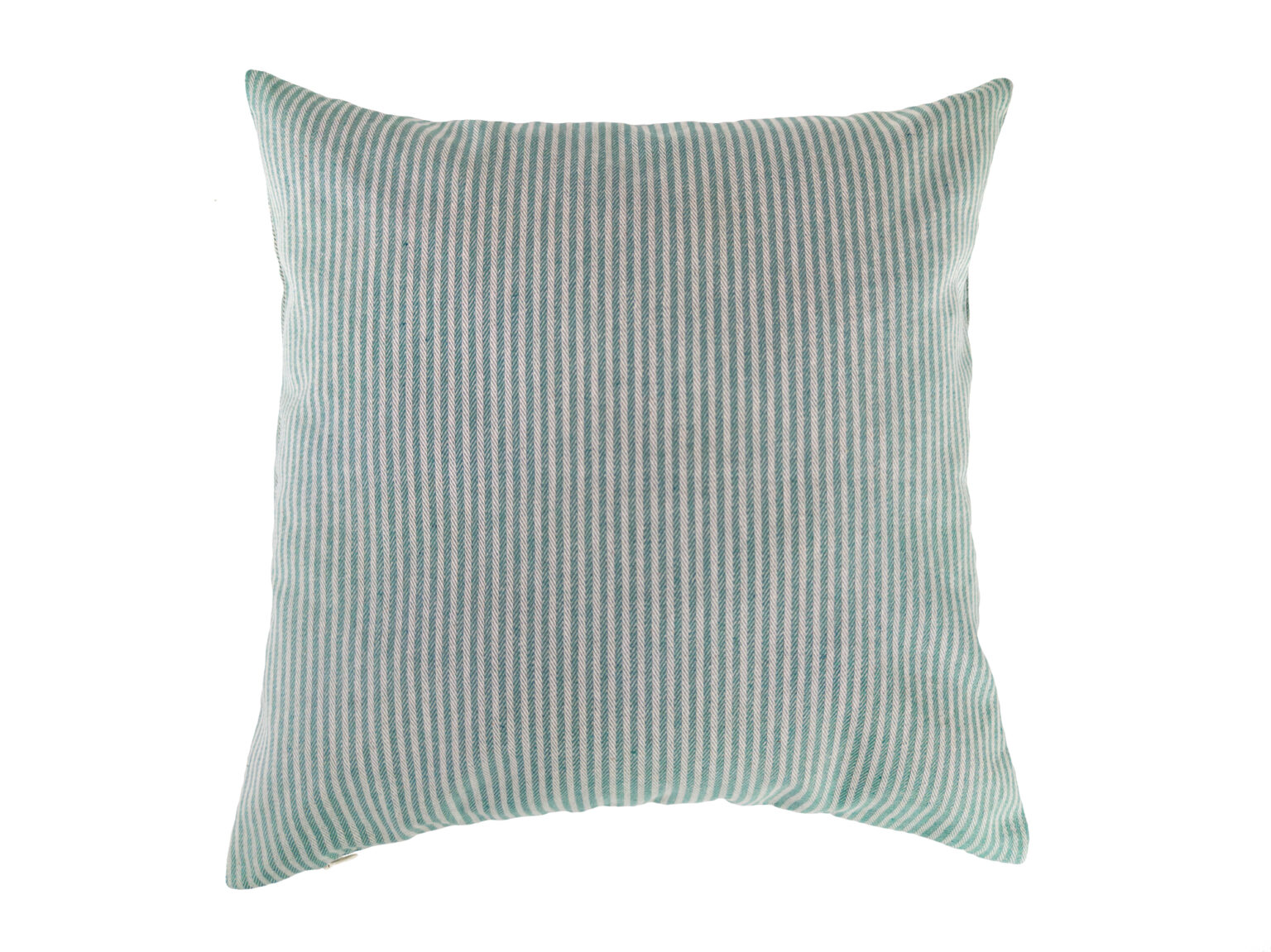 Kissenbezug 40x40cm – Streifen petrol