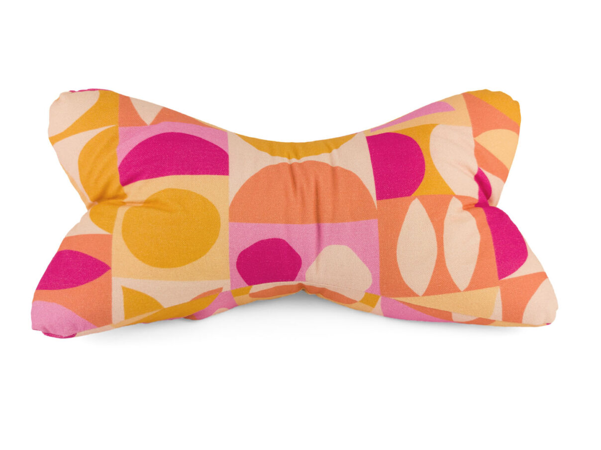 Leseknochen – Retro-Muster pink