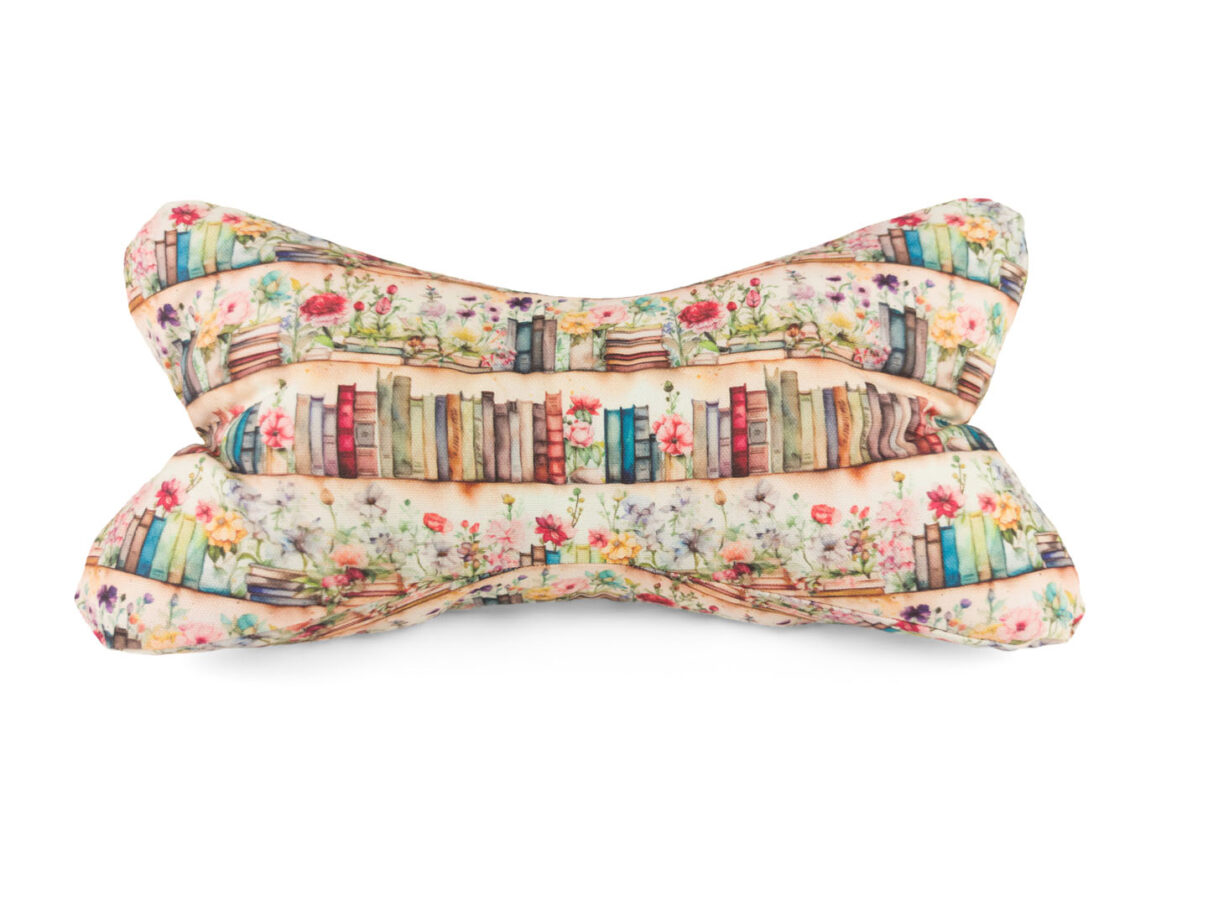 Leseknochen – Bücherregal floral