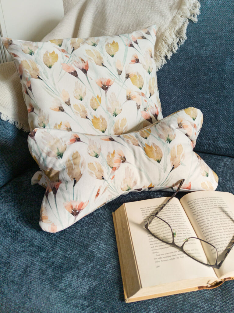 Leseknochen Kissen Wildtulpen Set Pastell Verkauf