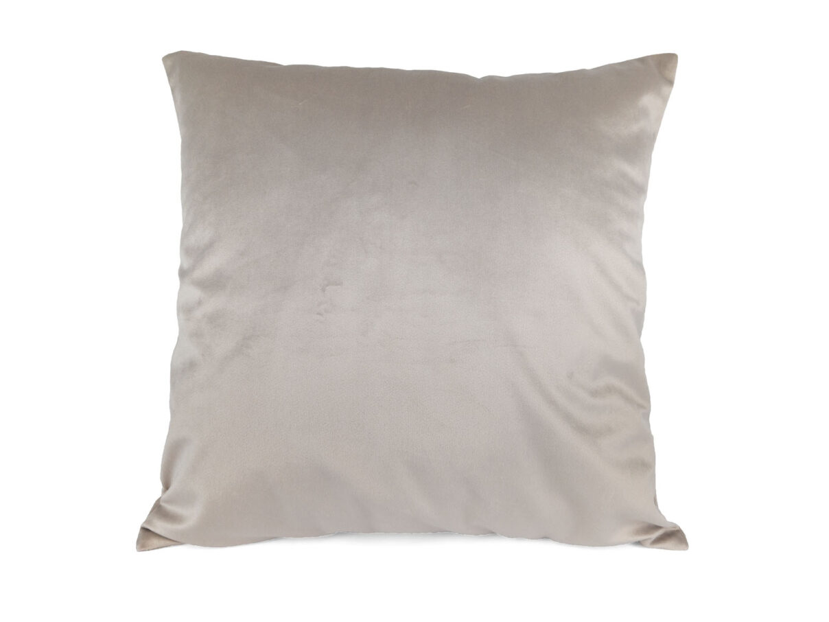 Kissenbezug 40x40cm – Samt greige