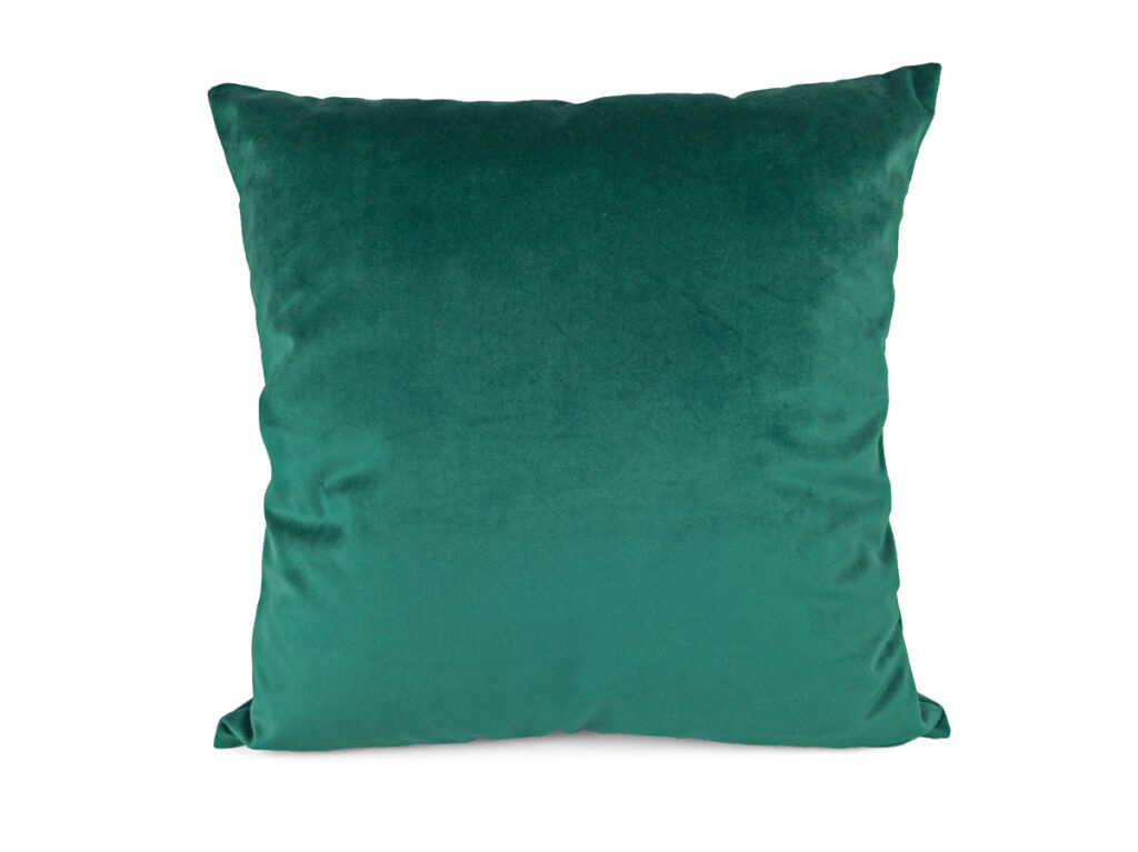 Kissenbezug 40x40cm - Samt tannengrün